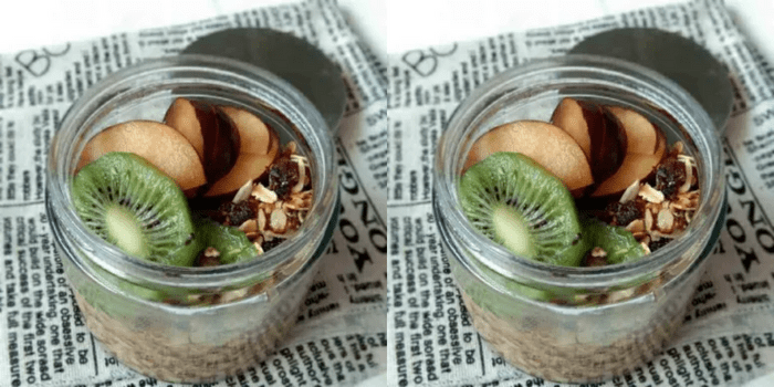 Overnight Oats Cokelat Pisang untuk Sarapan Kilat