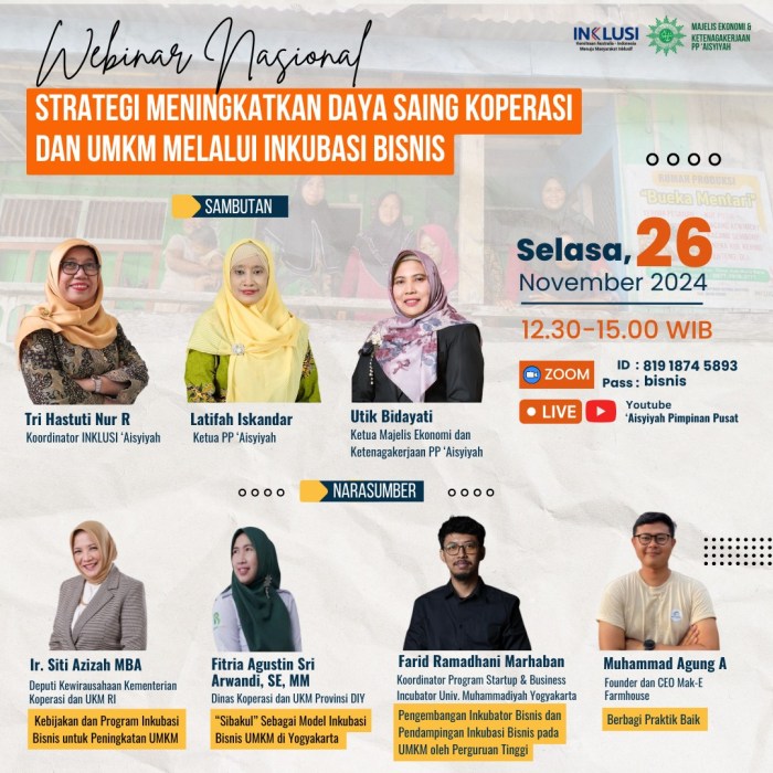 Program Inkubasi Bisnis untuk UMKM Pemula
