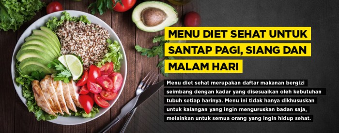 Menu Harian Sehat agar Tubuh Fit