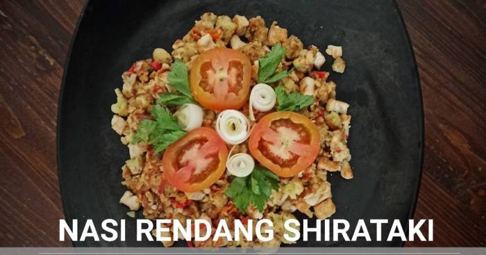 Resep NASI RENDANG SHIRATAKI (RENDANG SHIRATAKI RICE) oleh ABBESARDADI ...