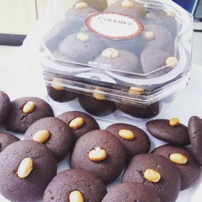 Kue Kering Cokelat Almond No Butter
